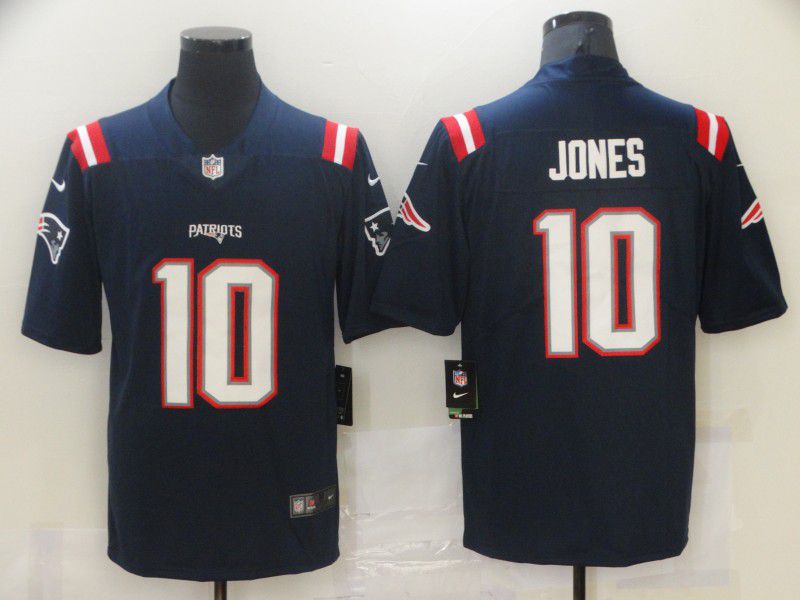 Men New England Patriots #10 Jones Blue Nike Vapor Untouchable Limited 2021 NFL Jersey->chicago bears->NFL Jersey